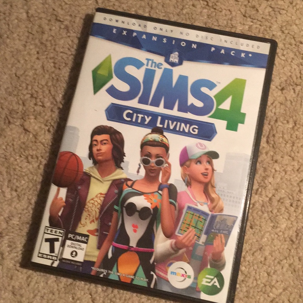 Sims 4 city living computer